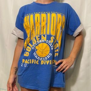 Vintage NBA golden state Warriors CA basketball T